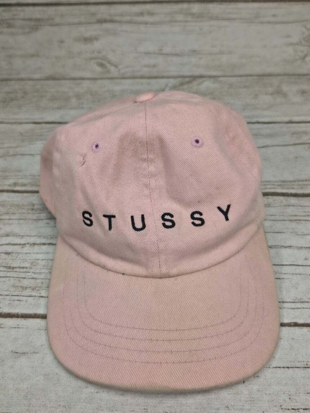 Stussy Pink Graphic Baseball Cap